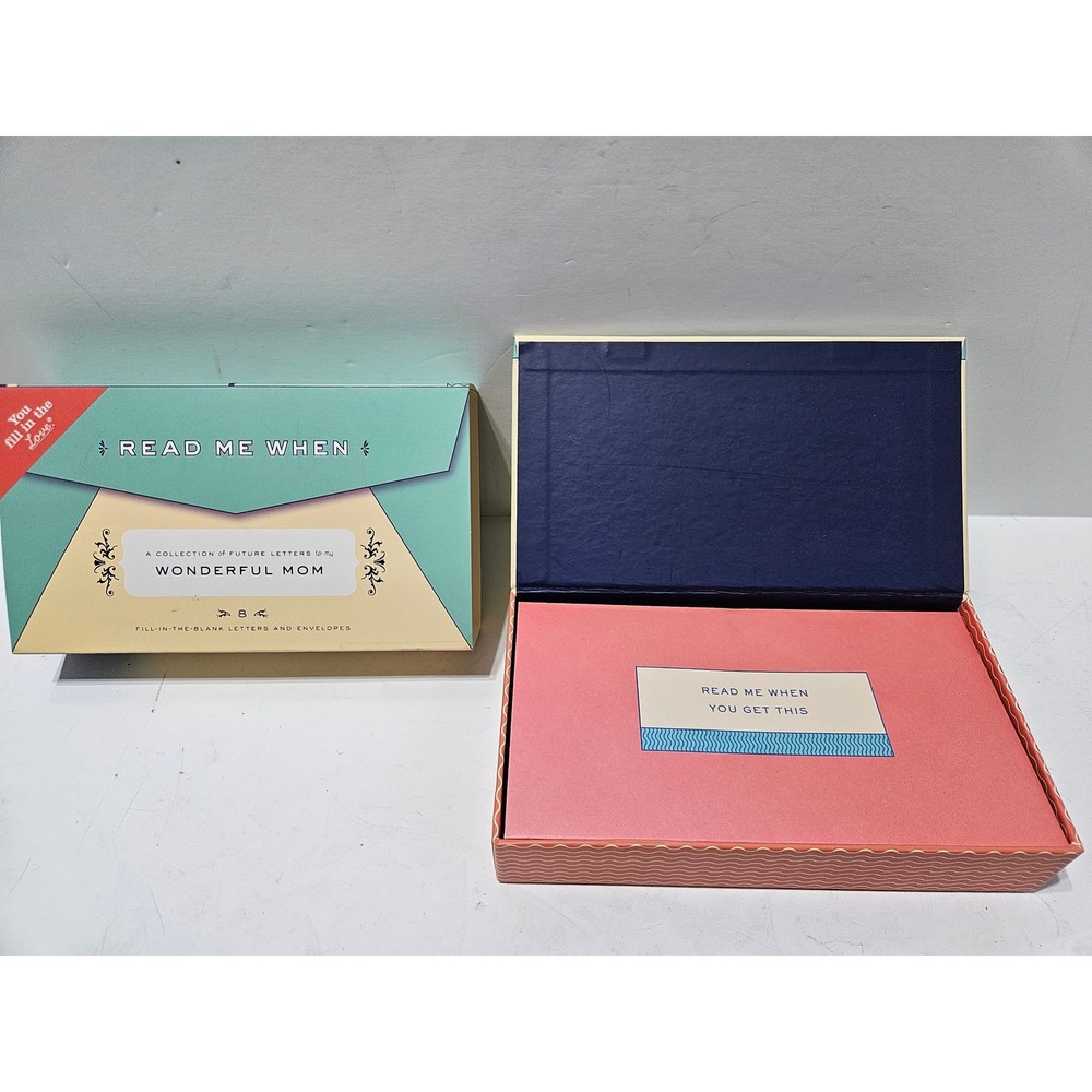 Knock Knock Read Me When Wonderful Mom Letters Envelopes Keepsake Box